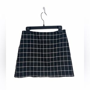 Urban Outfitters Window Pane Plaid Mini Skirt